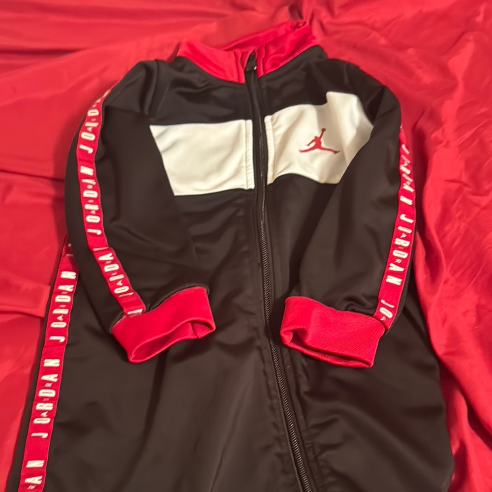 Jordan Kids One Piece in Black, White, and Red